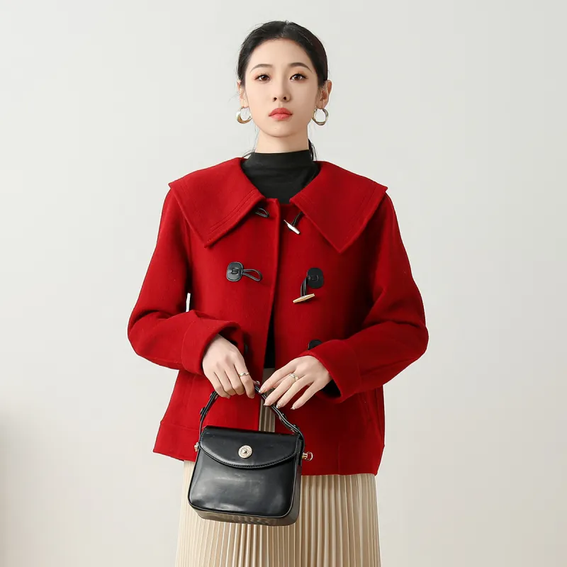 SMEN Coats Women's Red-2