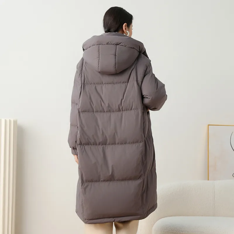 SMEN Down Jackets Women's Gray-3