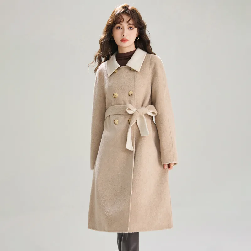 SMEN Coats Women's Khaki-2