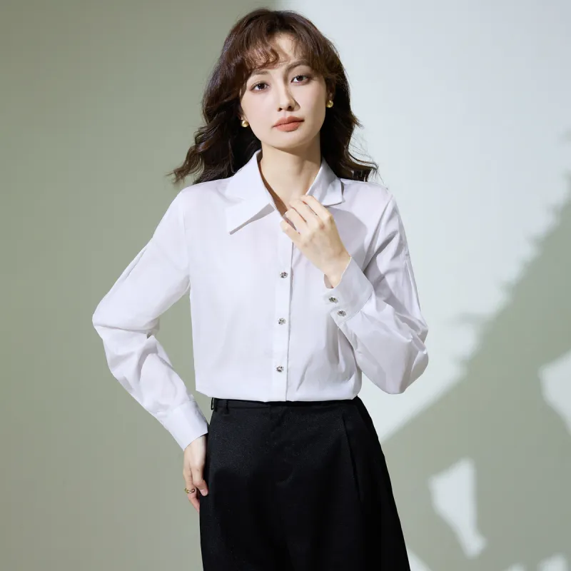 SMEN Shirts Women's White-7