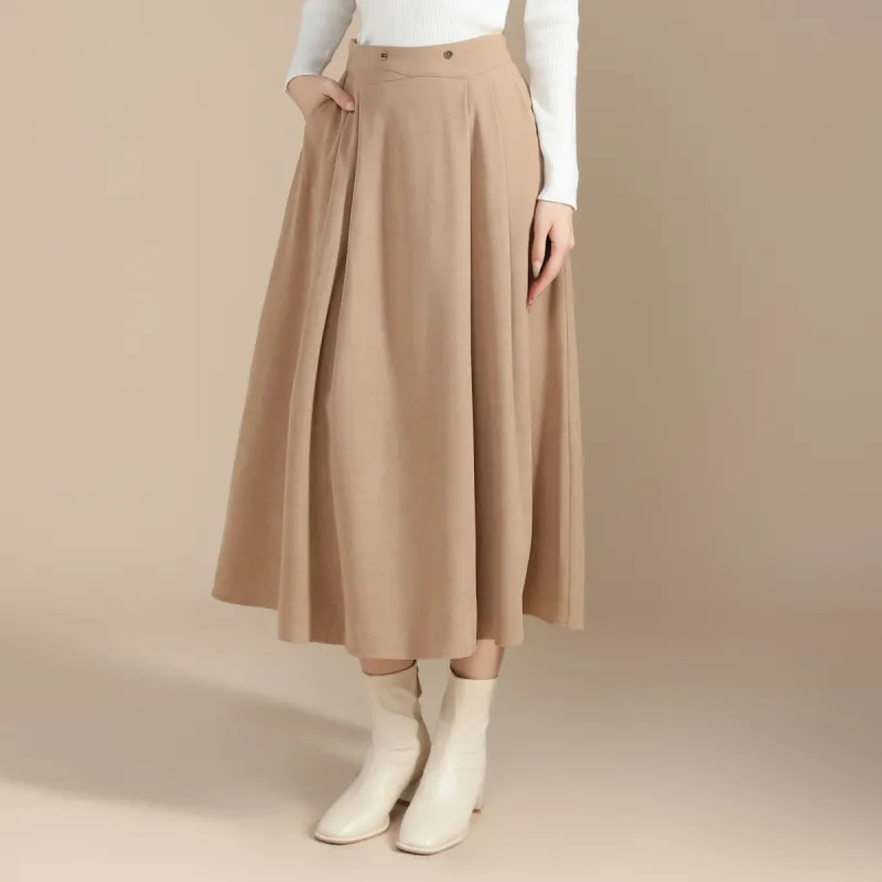 SMEN Casual Long Skirts Women's-6