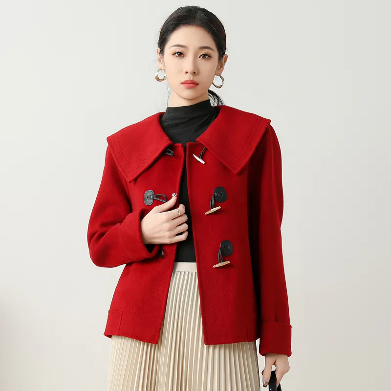 SMEN Coats Women's Red-9