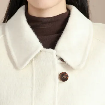 SMEN Long Double Sided Wool Coat Women's