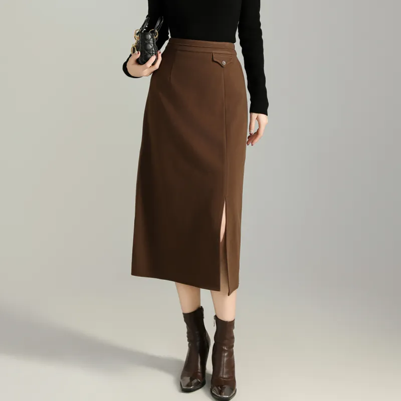 SMEN Casual Long Skirts Women's-2