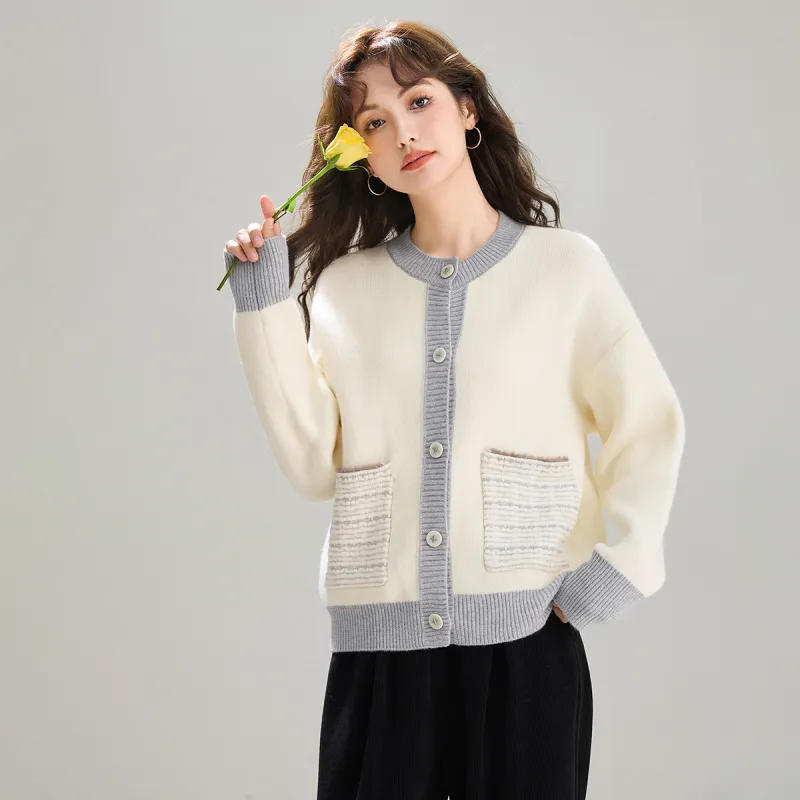 SMEN Knitwear Women's Beige-3