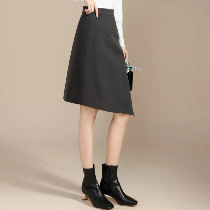 SMEN Casual Long Skirts Women's-3