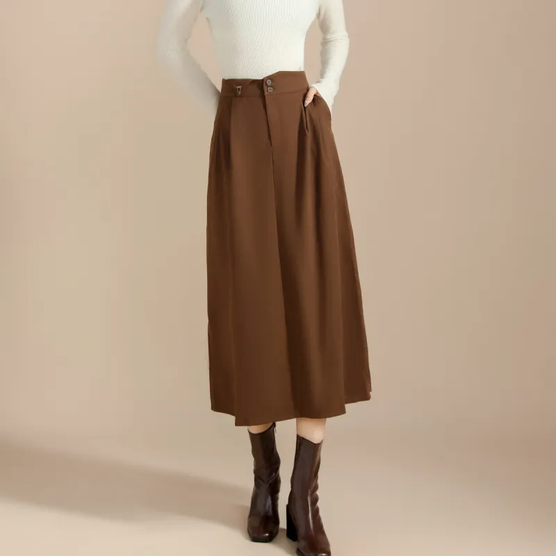 SMEN Casual Long Skirts Women's-2