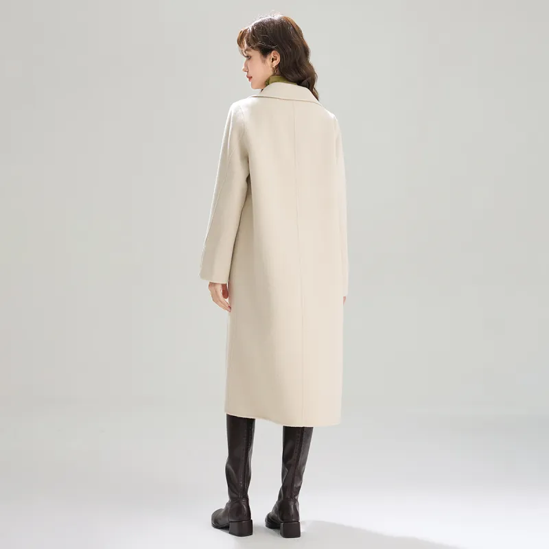 SMEN Coats Women's Apricot-4