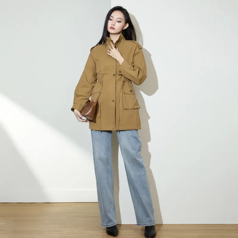 SMEN Trench Coats Women's-7