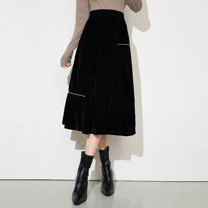 SMEN Casual Long Skirts Women's-3