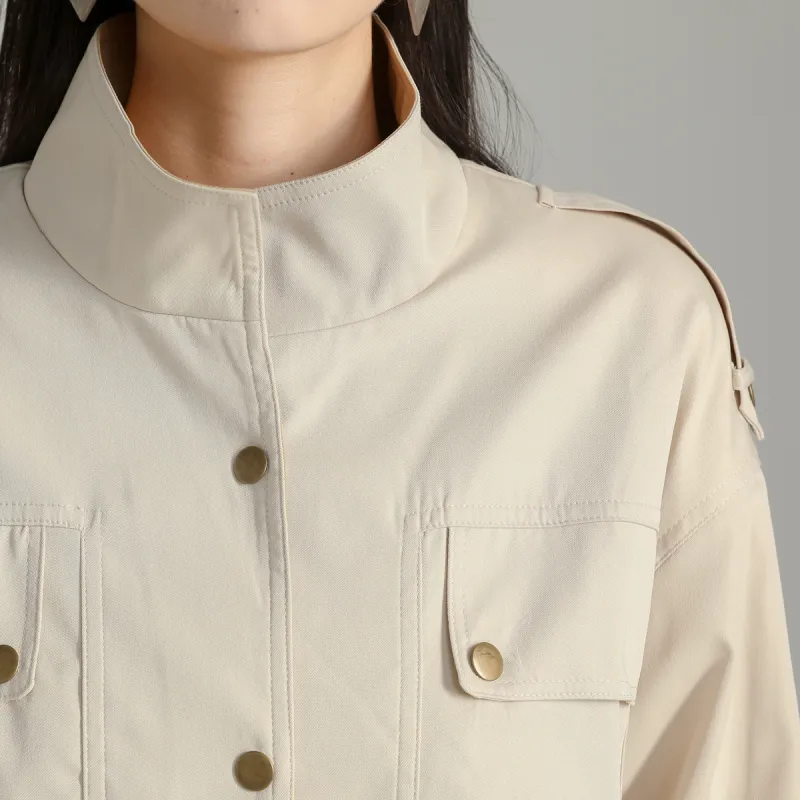 SMEN Trench Coats Women's-1