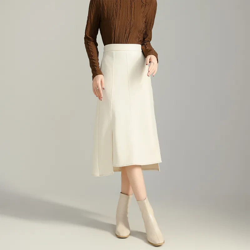 SMEN Casual Long Skirts Women's-5