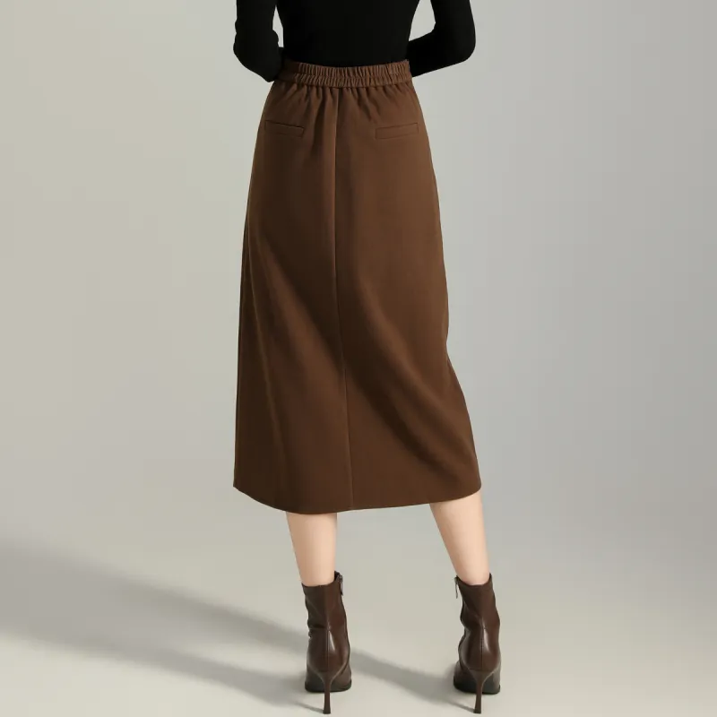 SMEN Casual Long Skirts Women's-1