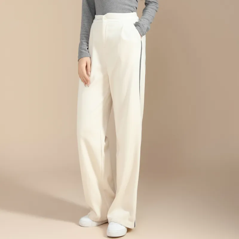 SMEN Casual Pants Women's Beige-3
