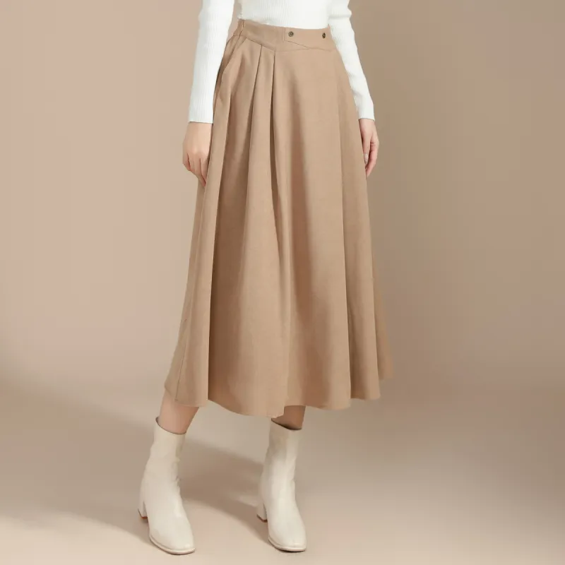 SMEN Casual Long Skirts Women's-3