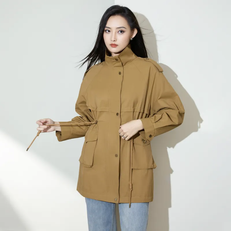 SMEN Trench Coats Women's-2
