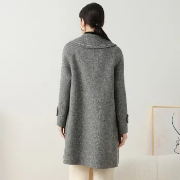 SMEN Coats Women's Gray