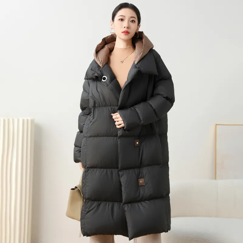 SMEN Down Jackets Women's Black-4