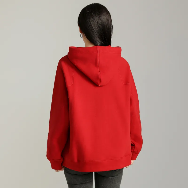 SMEN Sweatshirts Women's Red-1