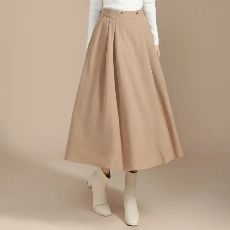 SMEN Casual Long Skirts Women's-5