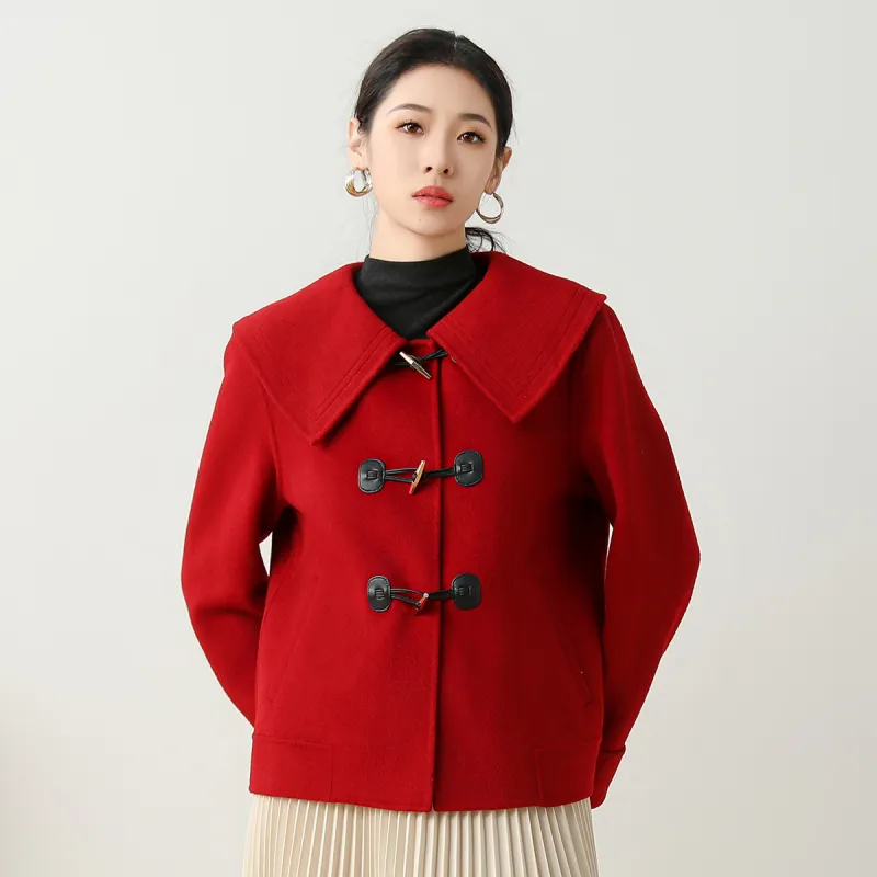 SMEN Coats Women's Red-6