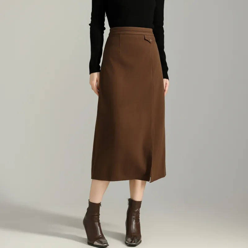 SMEN Casual Long Skirts Women's-6