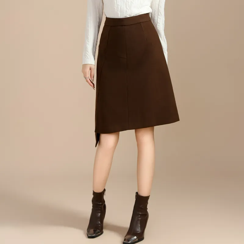 SMEN Casual Long Skirts Women's-11