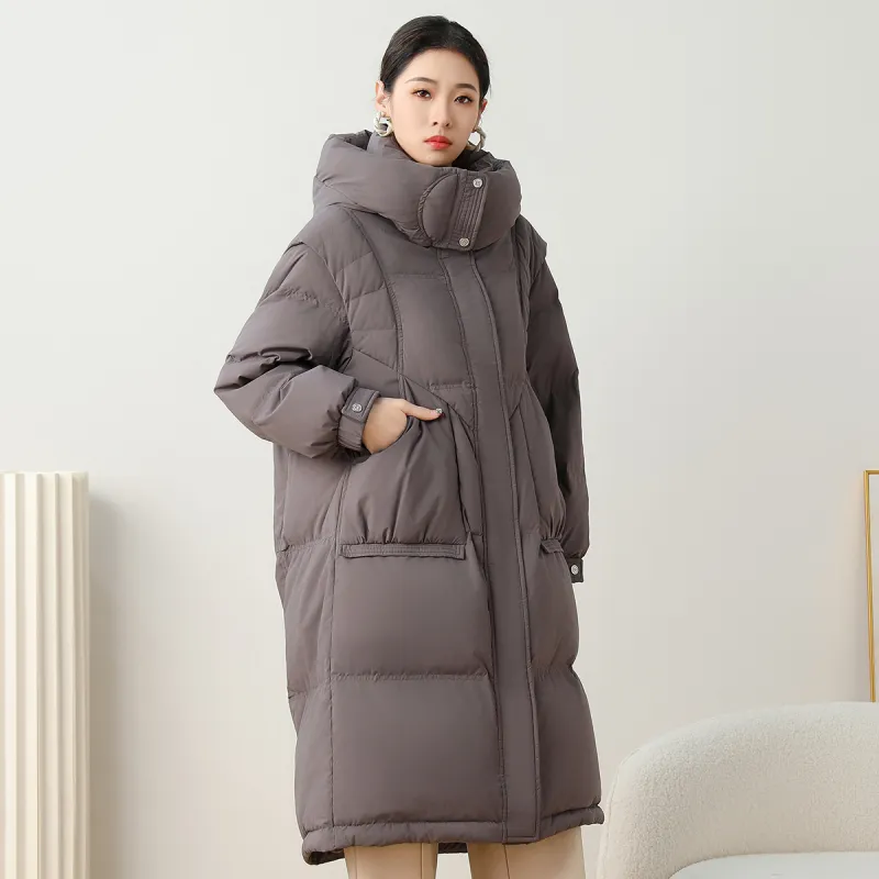 SMEN Down Jackets Women's Gray-8