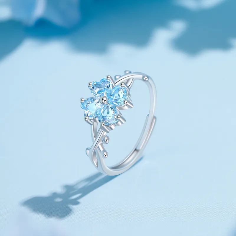 MOLADY S925 Silver Ring Girl Women's-9