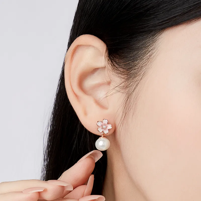 MOLADY S999 Fine Silver Earrings Women's-4