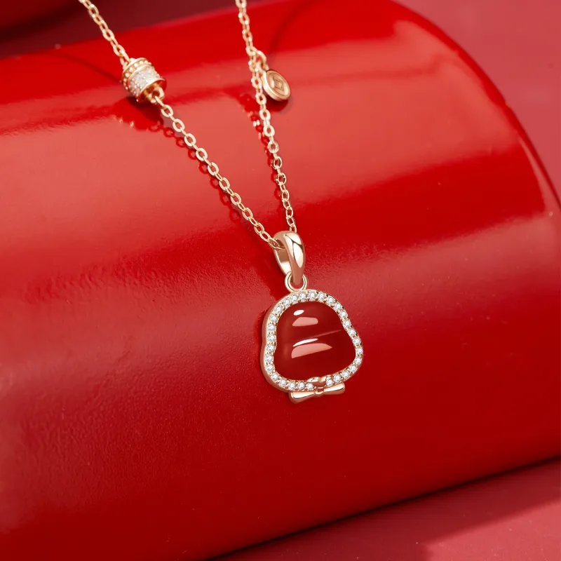 MOLADY Jade Necklaces Women's-3