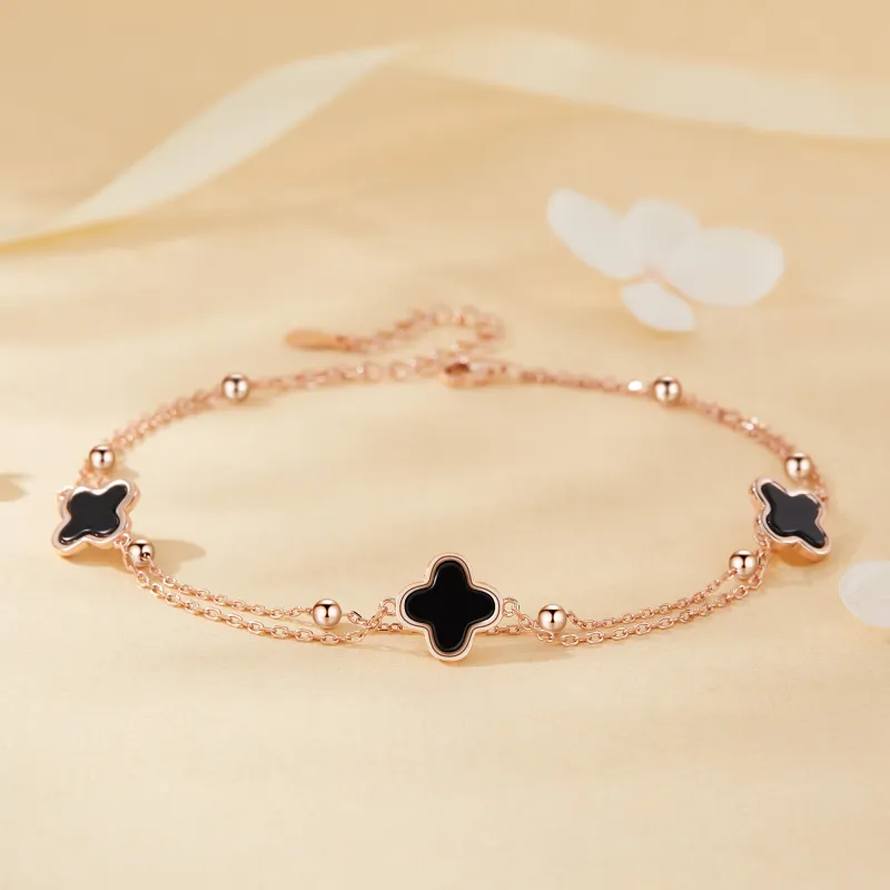MOLADY S925 Silver Anklets Women's-4