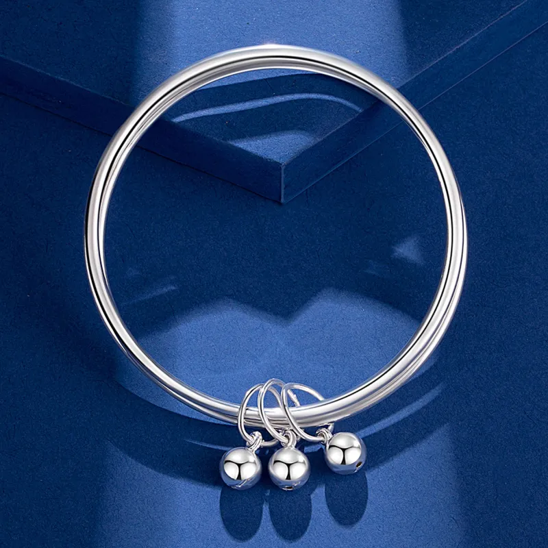 MOLADY 999 Fine Silver Sterling Silver Bracelets Women's-2