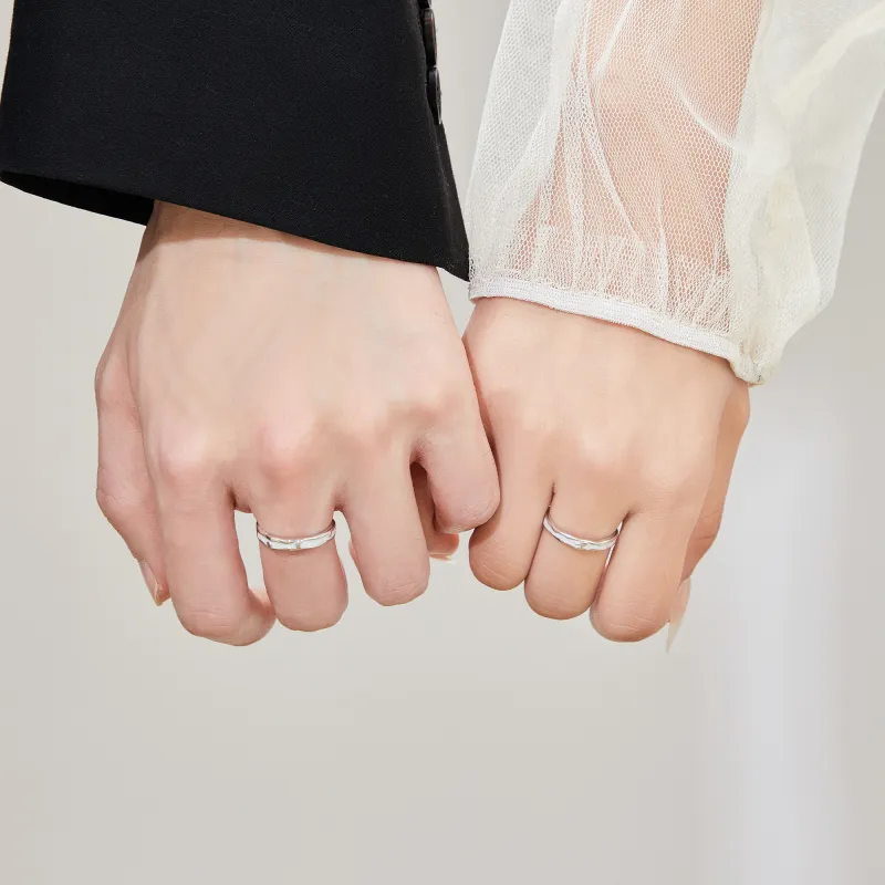 MOLADY 999 Fine Silver Rings Unisex-4