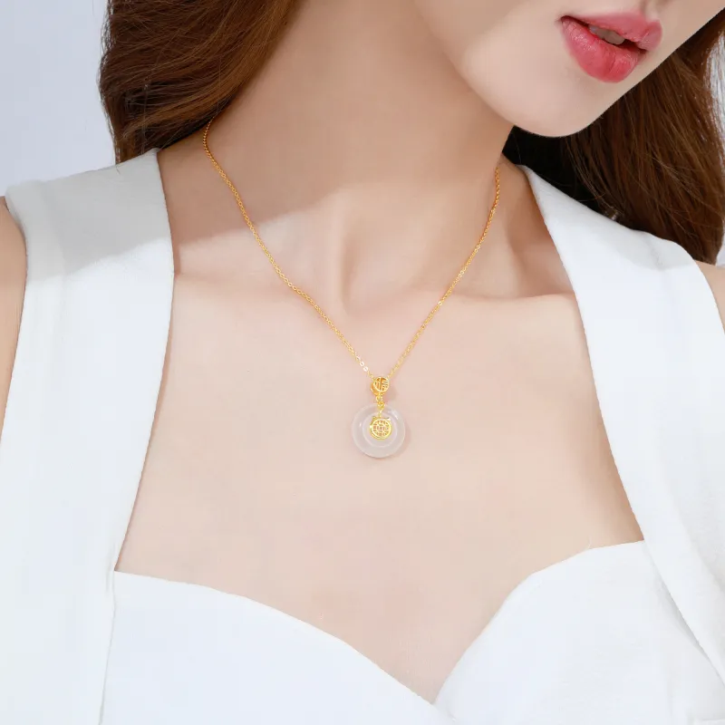 MOLADY Chalcedony Necklaces Women's-3