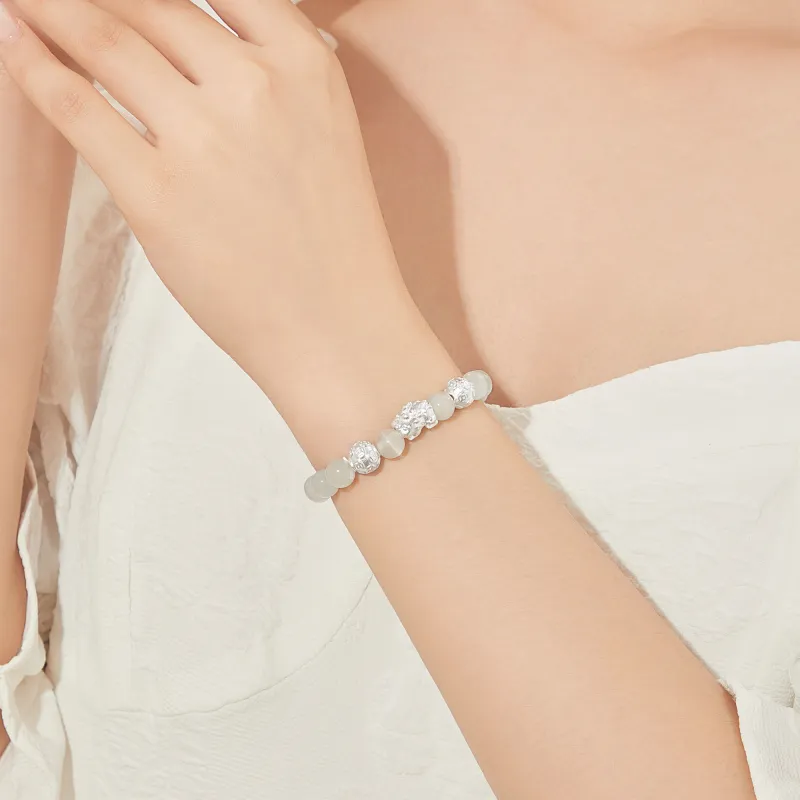 MOLADY Glass Cat Eye Bracelets Unisex-8