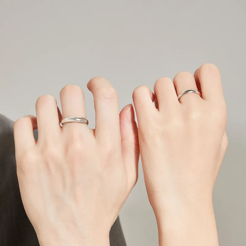 MOLADY 999 Fine Silver Rings Unisex-3