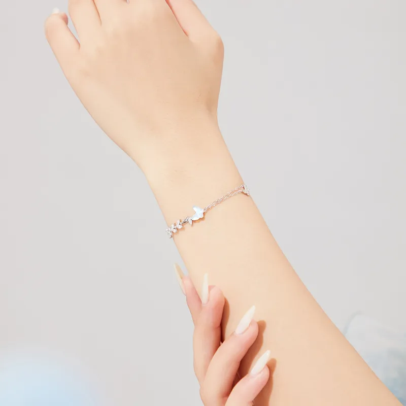 MOLADY S925 Silver Bracelets Women's-5