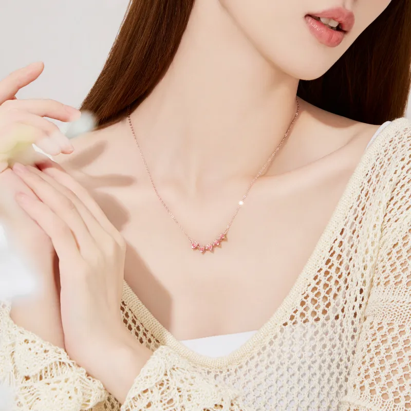 MOLADY S925 Silver Necklaces Women's-2