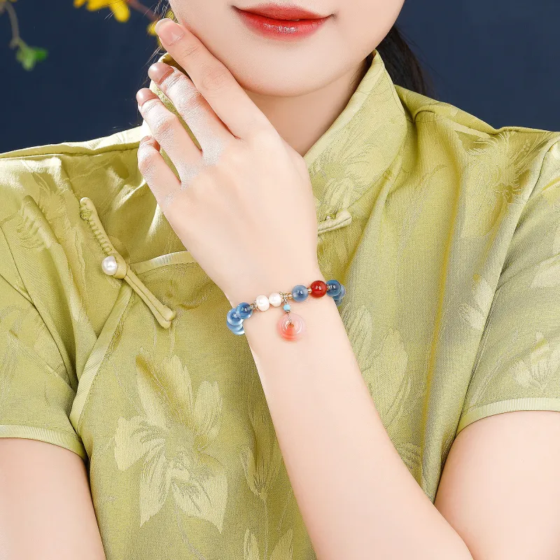MOLADY Agate Jade Bracelets Unisex-5