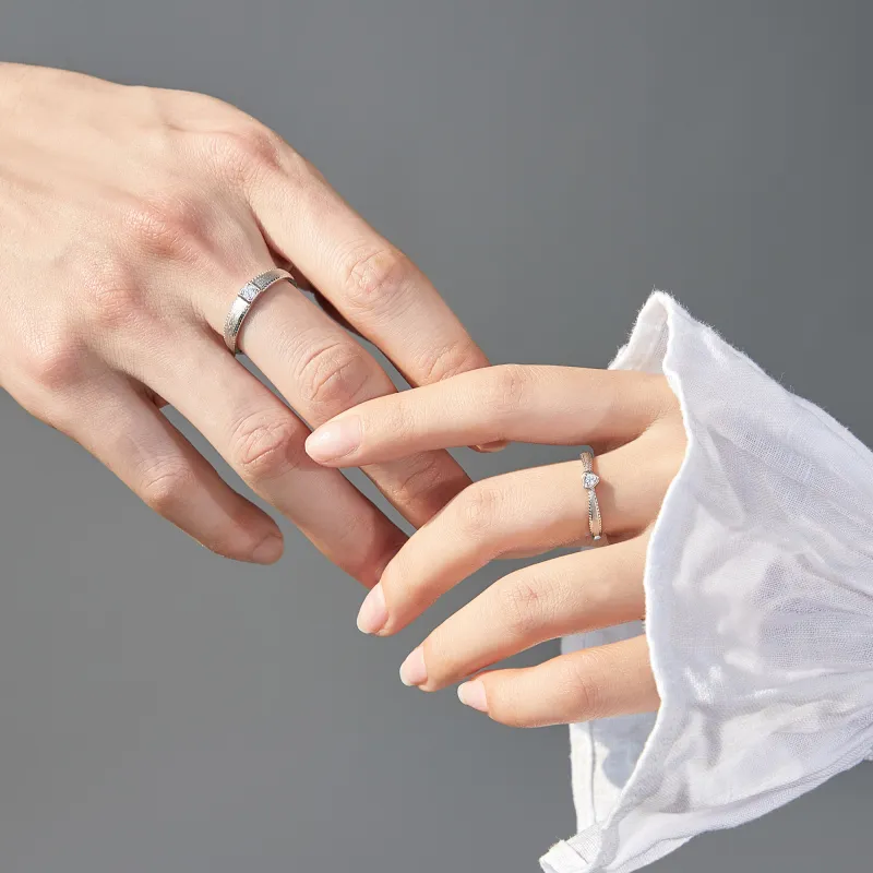 MOLADY S925 Silver Rings Unisex-1