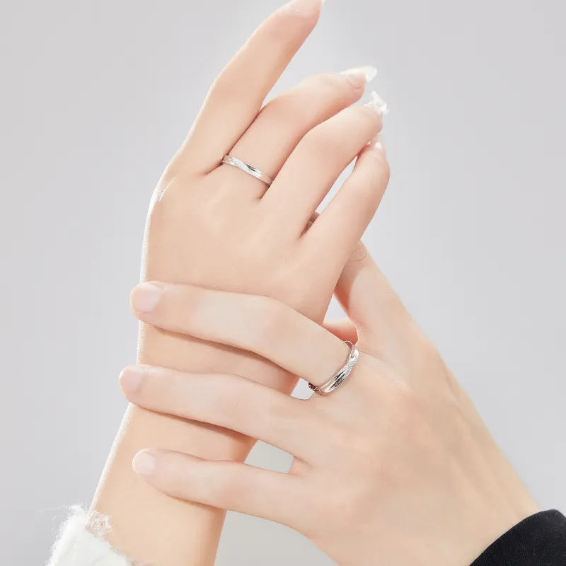 MOLADY S925 Silver Rings Unisex-6
