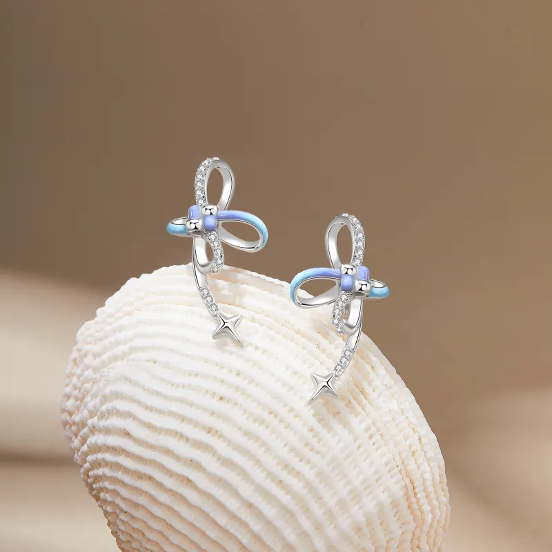 MOLADY S925 Silver Earrings Women's-1