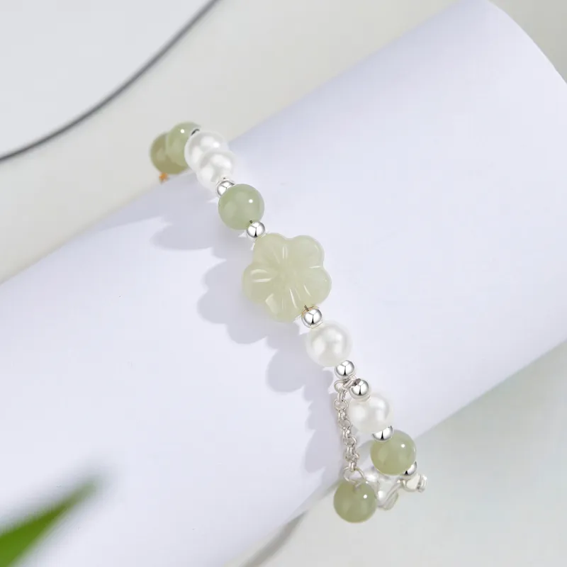 MOLADY Chalcedony Half Bangle Women's-4