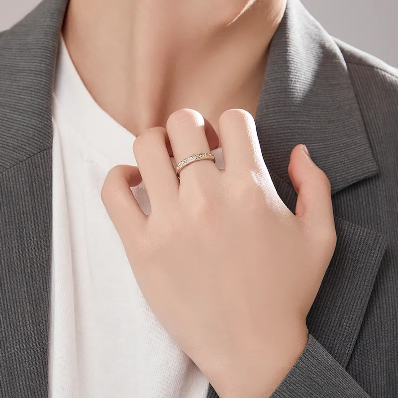 MOLADY S925 Silver Rings Unisex-4