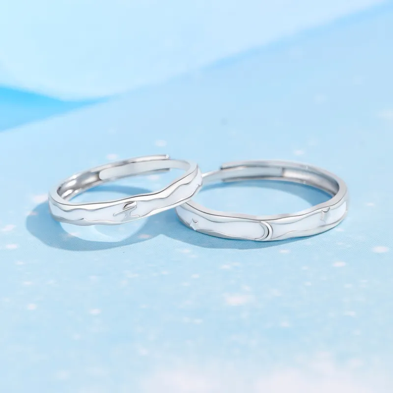 MOLADY 999 Fine Silver Rings Unisex-3