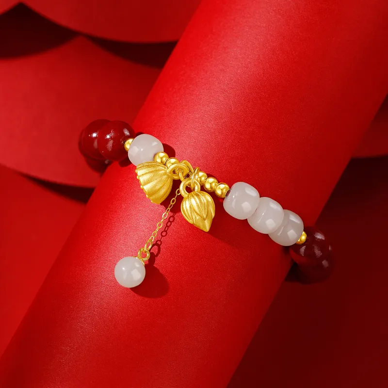 MOLADY Reconstructed Cinnabar Bracelets Women's-10