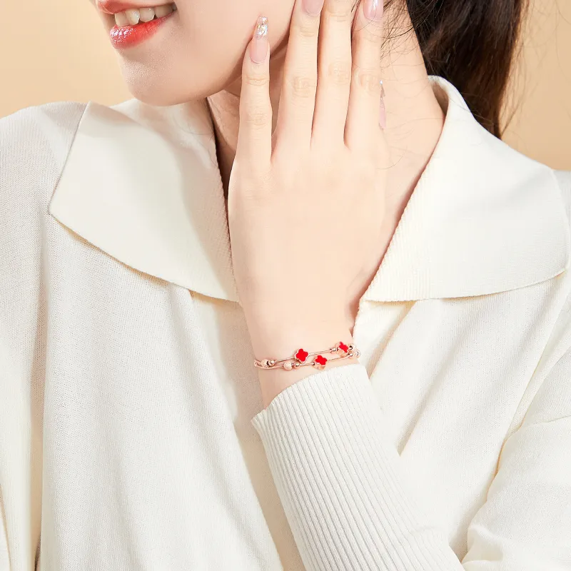 MOLADY 925 Sterling Silver Bracelets Women's-3