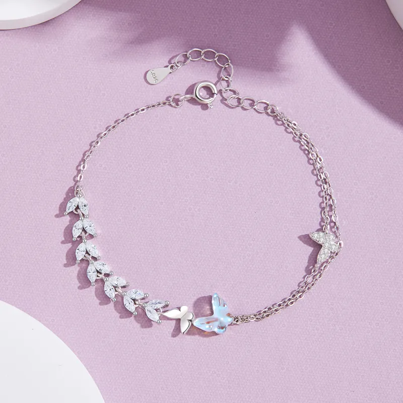 MOLADY S925 Silver Bracelets Women's-4