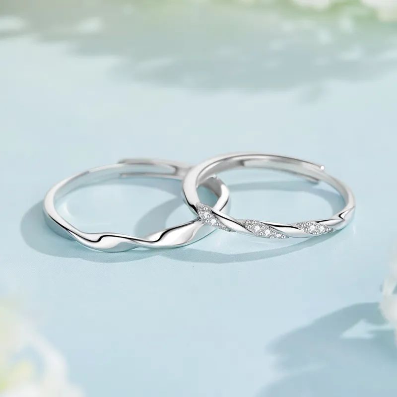 MOLADY 999 Fine Silver Rings Unisex-1